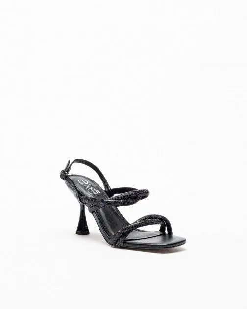 SANDALIAS DE TACóN ALTO EXé ALBERTA935 NEGRO