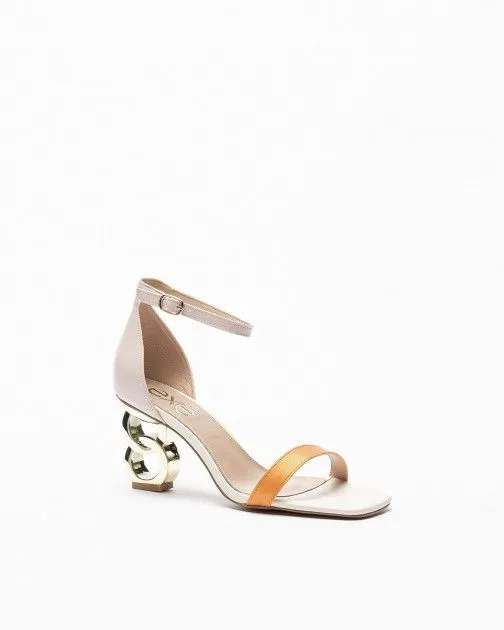 Sandalias de tacón alto Exé Lilian 055 Beige