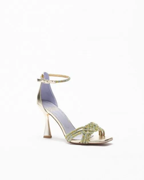 Sandalias de tacón alto PROF 3266 Dorado