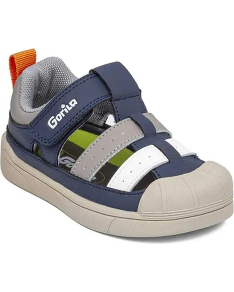 Sandalias GORILA  de Niño SANDALIAS 77105 GLOBO  AZUL