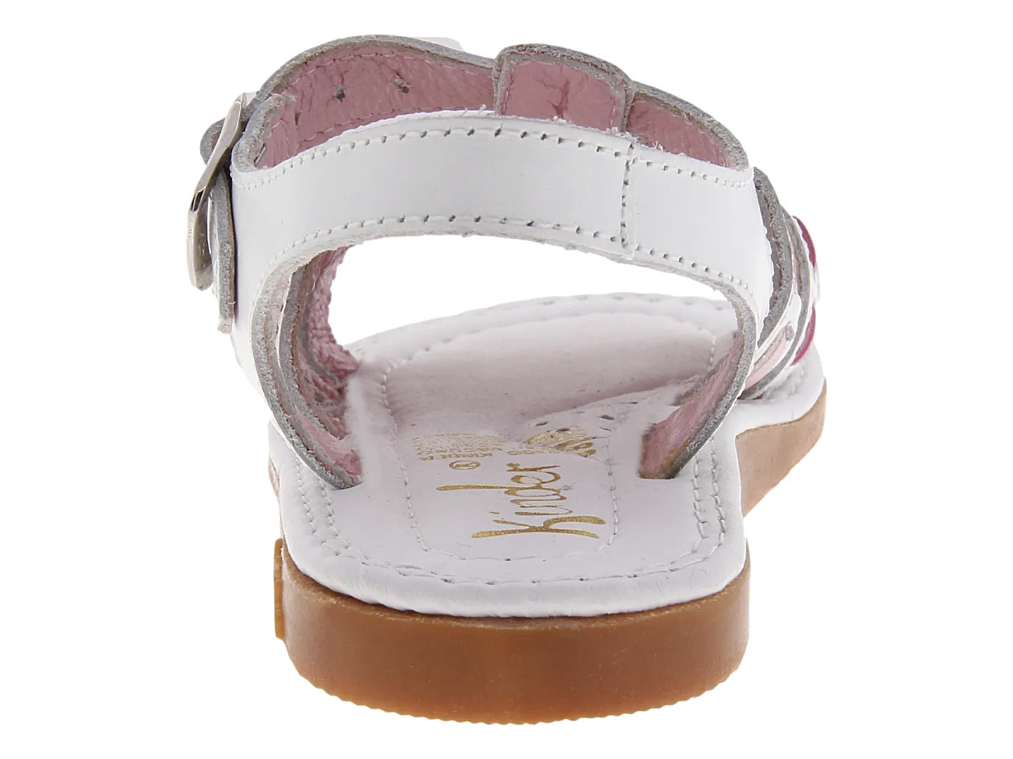 Sandalias Kinder 6029 Blanco Para Niña