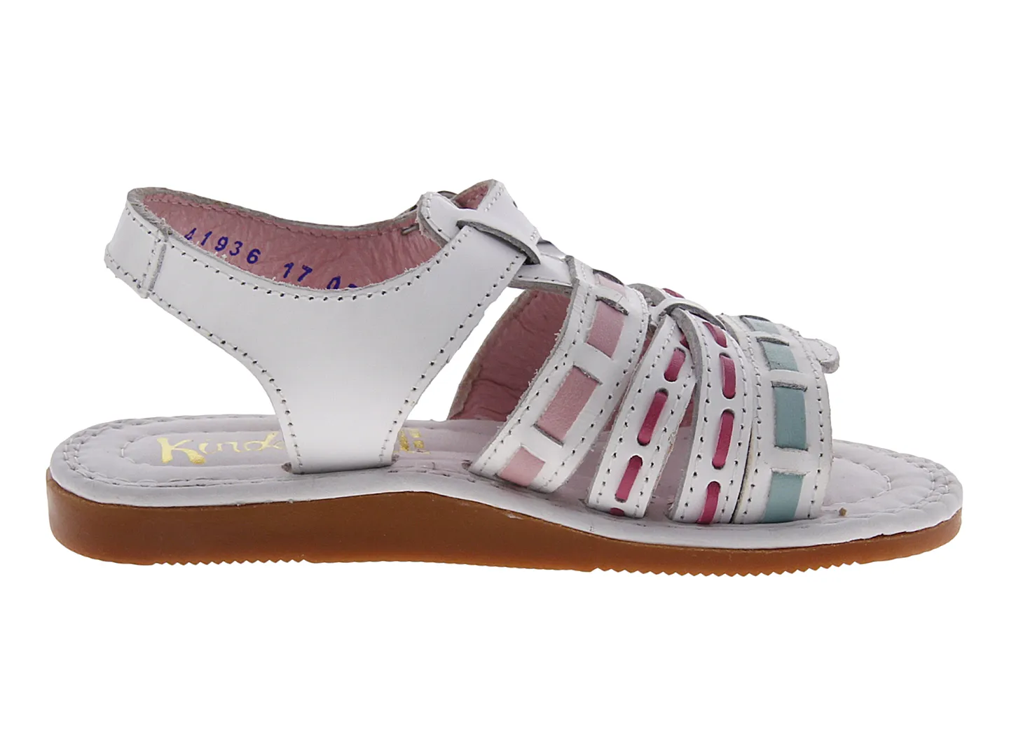 Sandalias Kinder 6029 Blanco Para Niña