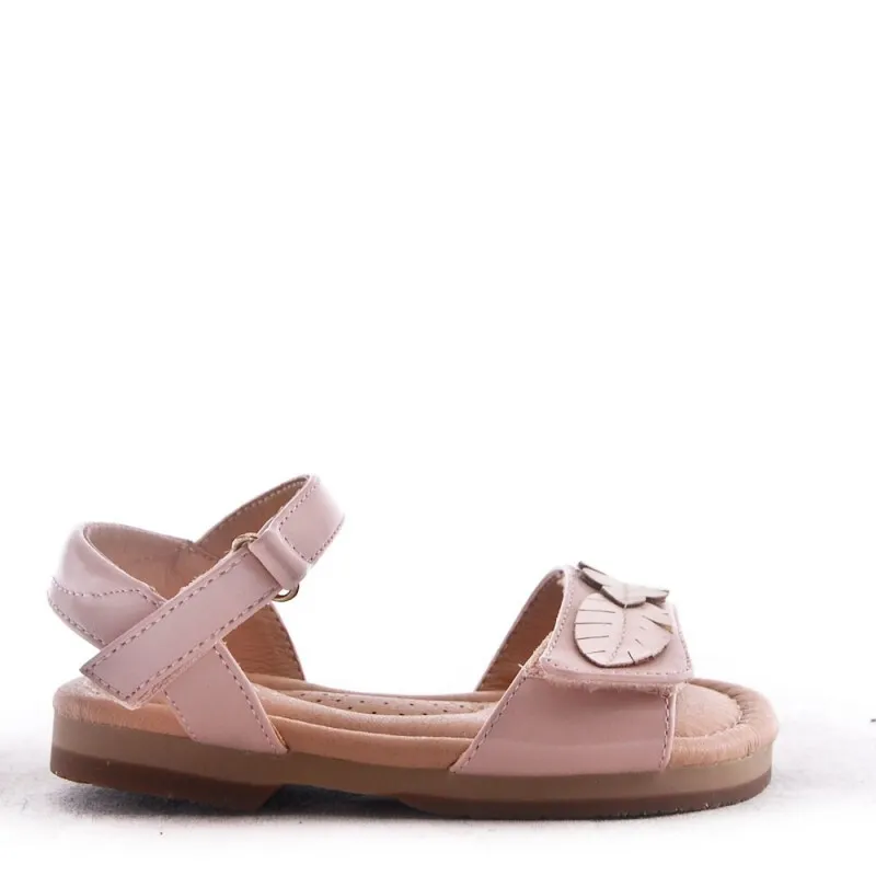 Sandalias Niña Rosas Hojas