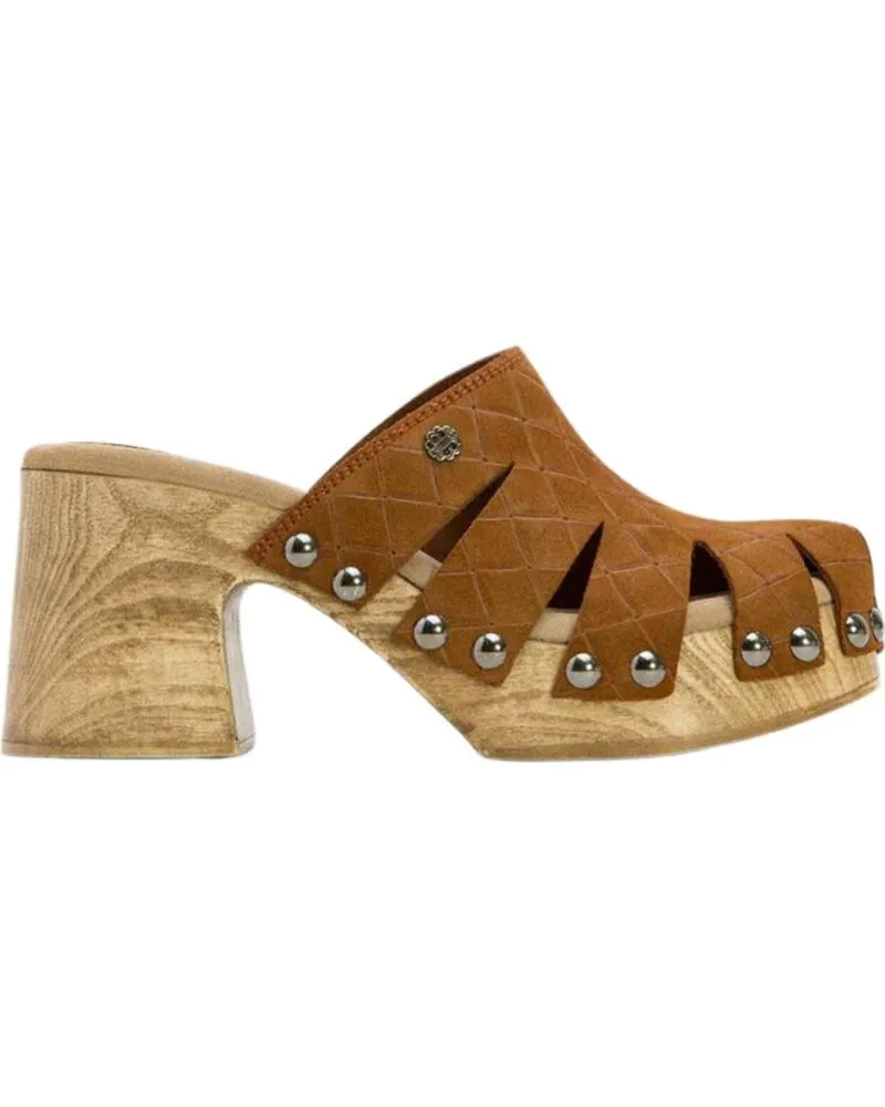 Sandalias PORRONET  de Hombre ZUECO MUJER 3080  MARRóN