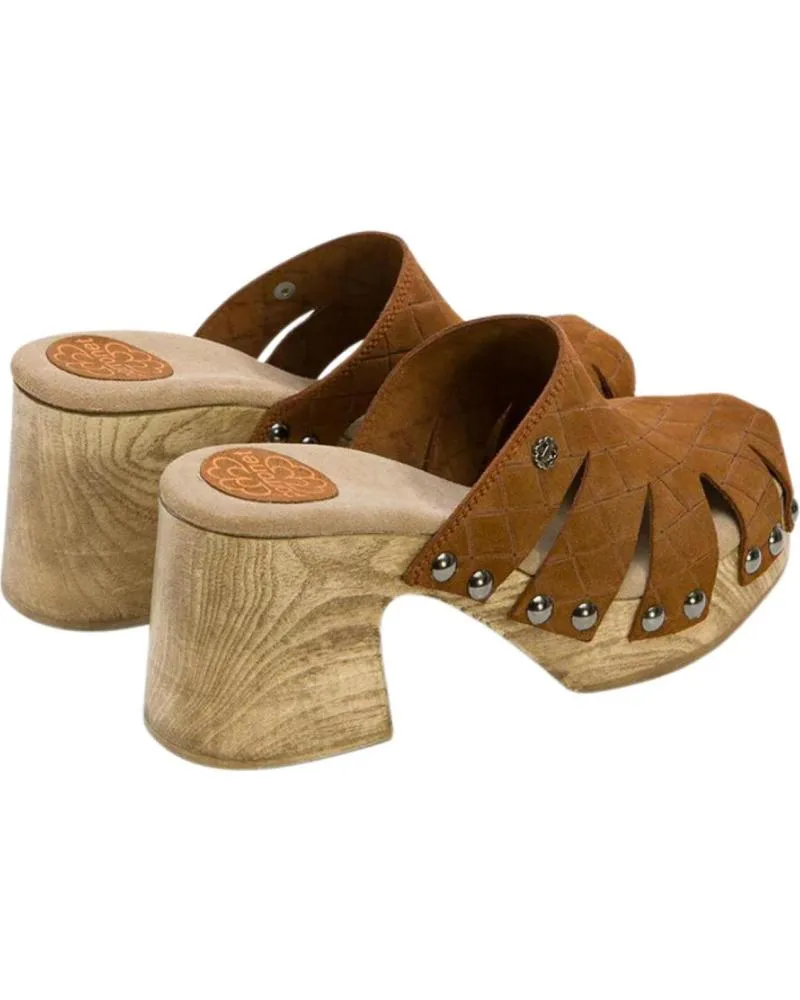 Sandalias PORRONET  de Hombre ZUECO MUJER 3080  MARRóN