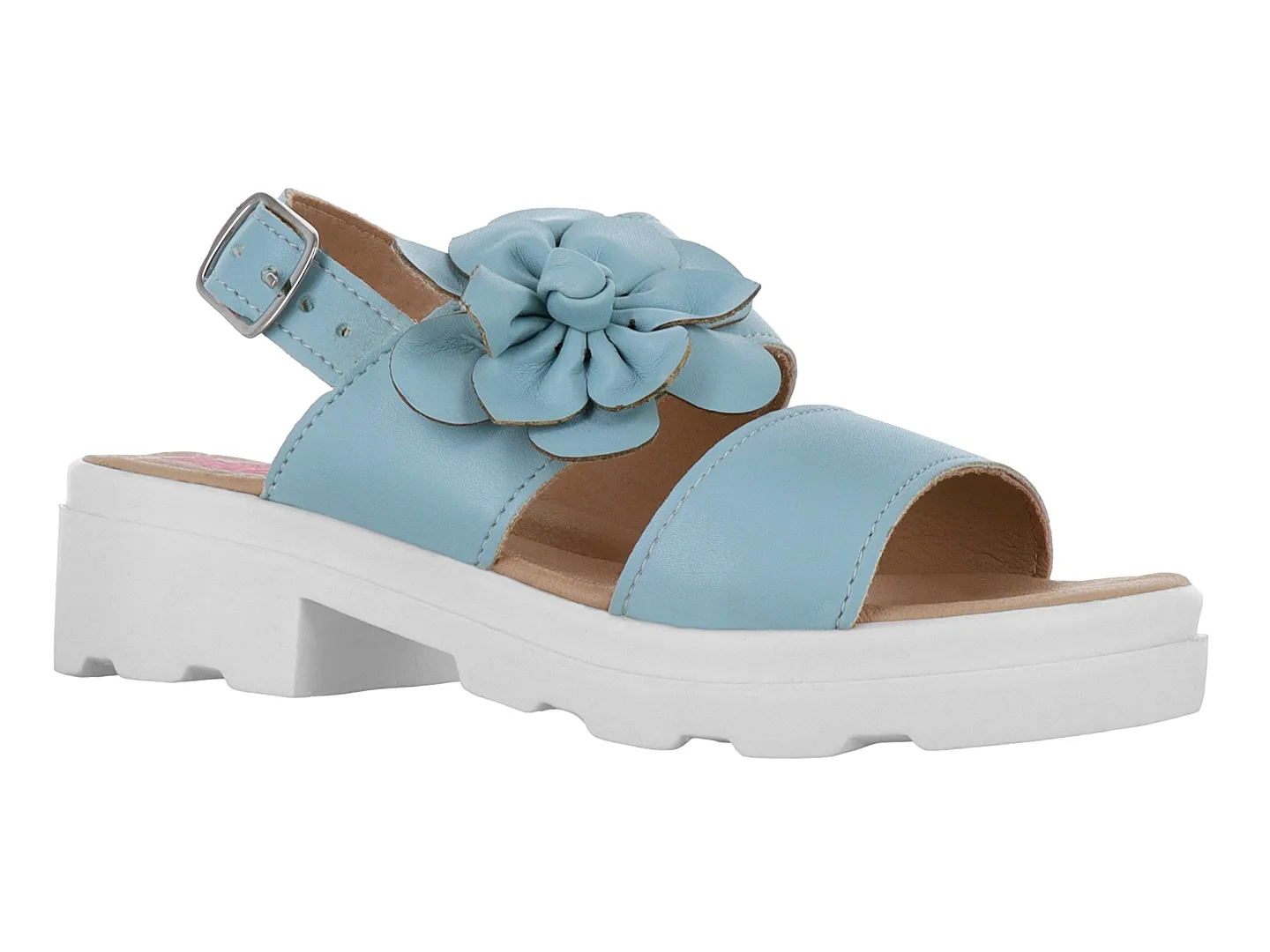 Sandalias Rilo 4063 Azul Para Niña