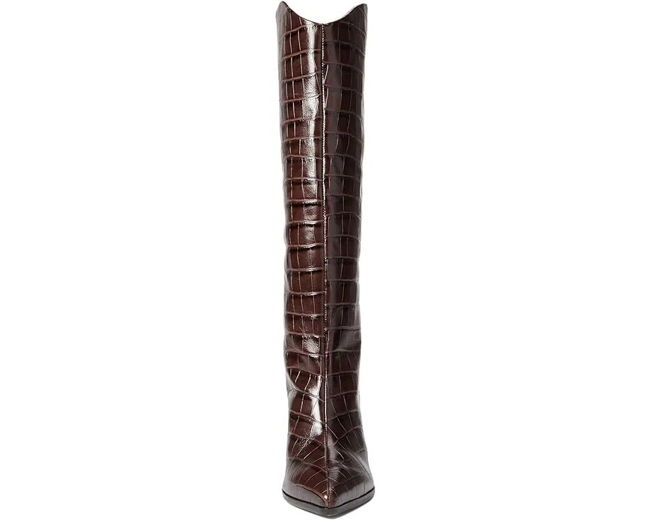 SCHUTZ Bota de chocolate con forma de bloque Maryana