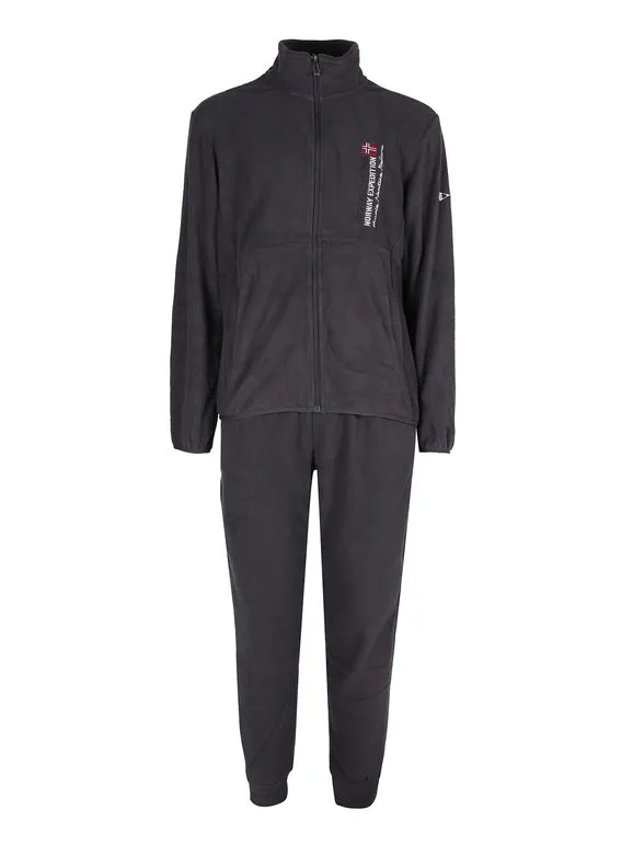 Scuola Nautica Italiana Chándal polar de 2 piezas con cremallera completa para hombre