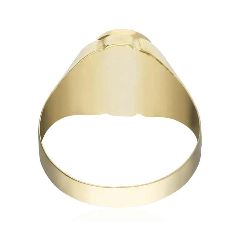 SELLO "ZAIO" P. AZUL Y ORO 18K