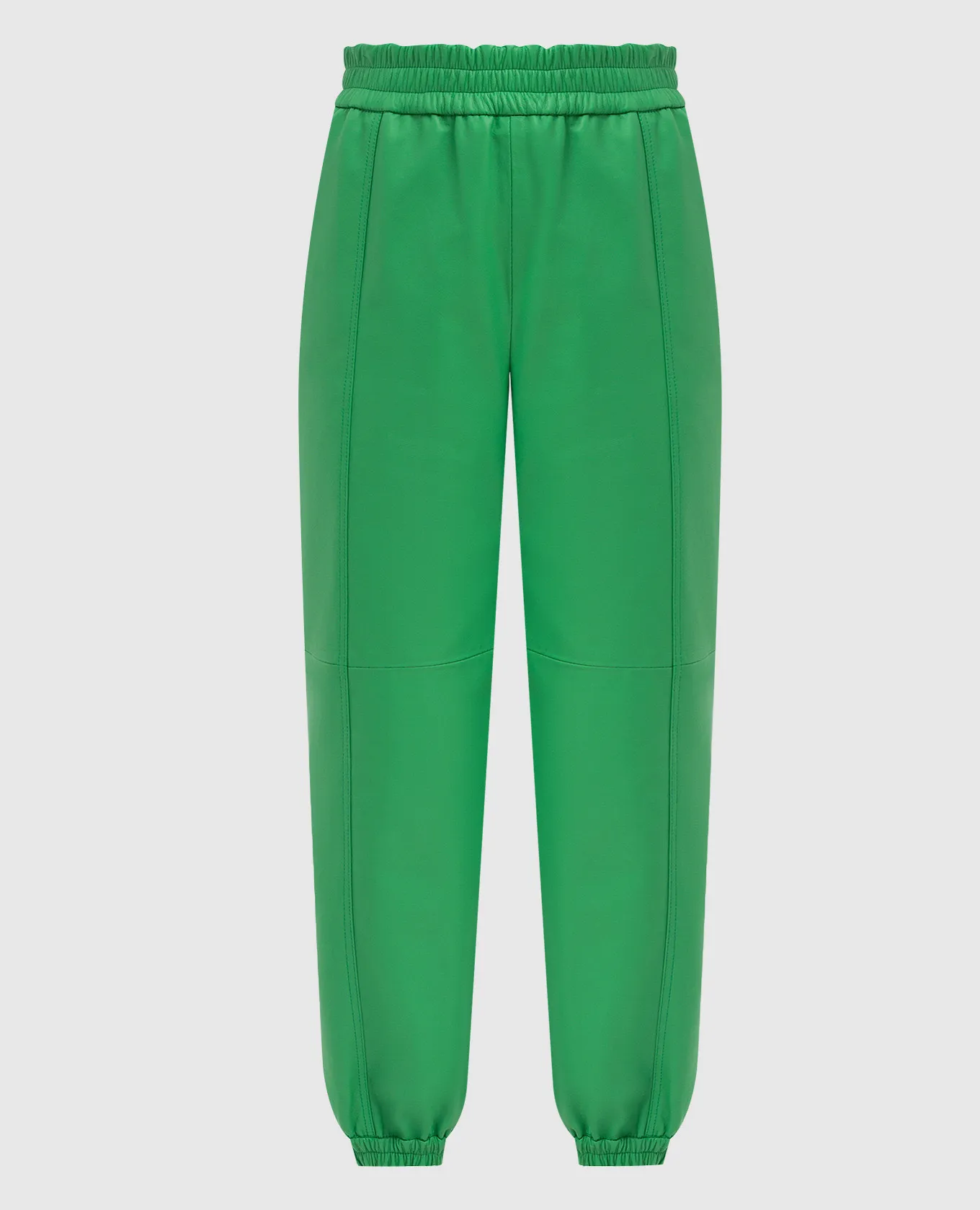 Simonetta Ravizza Green Leather Joggers
