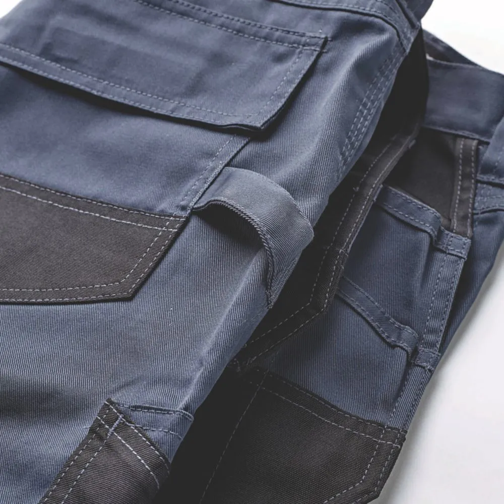 Site Jackal, pantalón corto multibolsillo, gris/negro (cintura 32