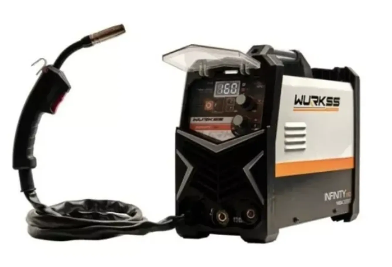 Soldadora Inversora Infinity160 Gas/gasless + Careta WURKSS KITWMI160