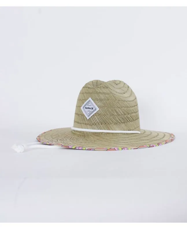 Sombrero de paja Hurley W' Diamond Straw Hat Magic Ember