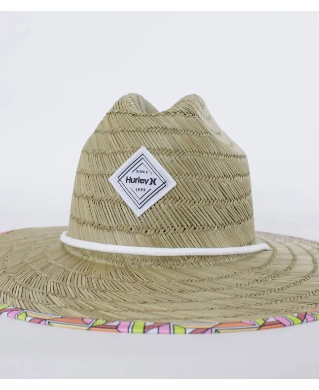 Sombrero de paja Hurley W' Diamond Straw Hat Magic Ember