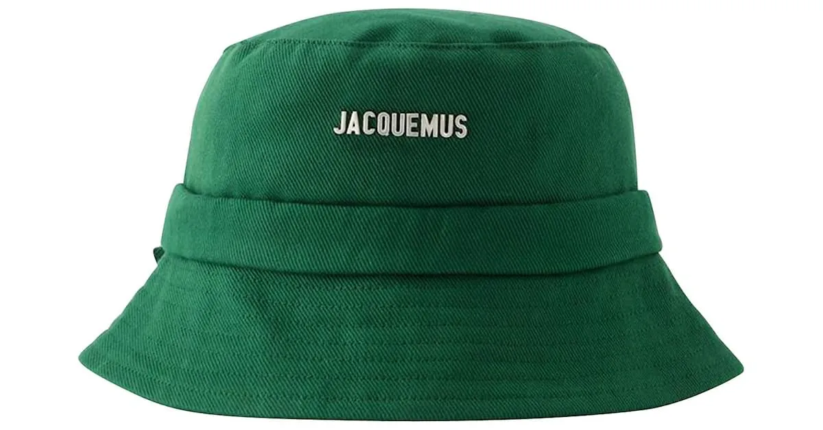 SOMBRERO DE PESCADOR LE BOB GADJO  JACQUEMUS  ALGODóN  VERDE 