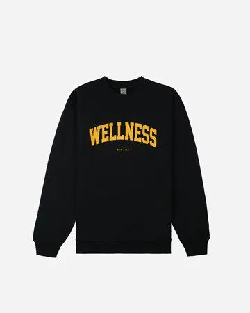 Sporty & Rich Sporty & Rich Wellness Ivy Crewneck Black XS