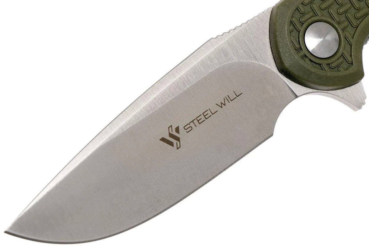 STEEL WILL CUTJACK C22M1OD OD GREEN FRN, D2 BLADE NAVAJA