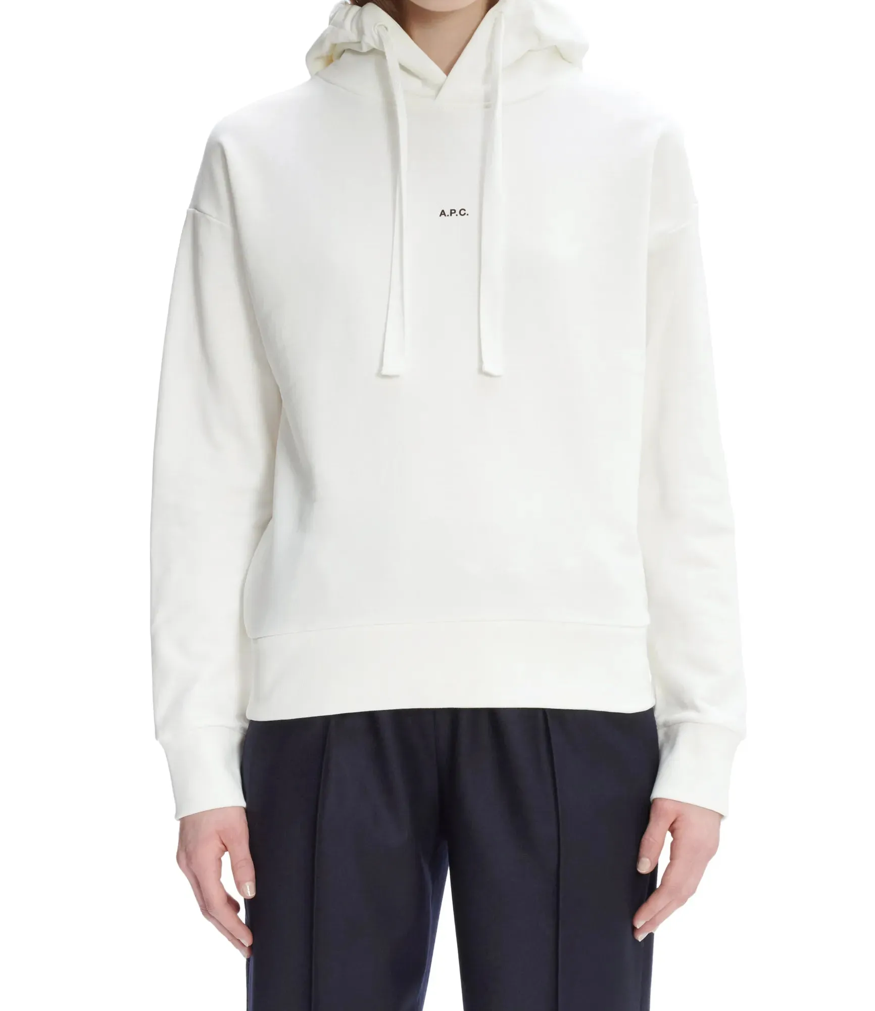 SUDADERA CAPUCHA CHRISTINA BLANCA