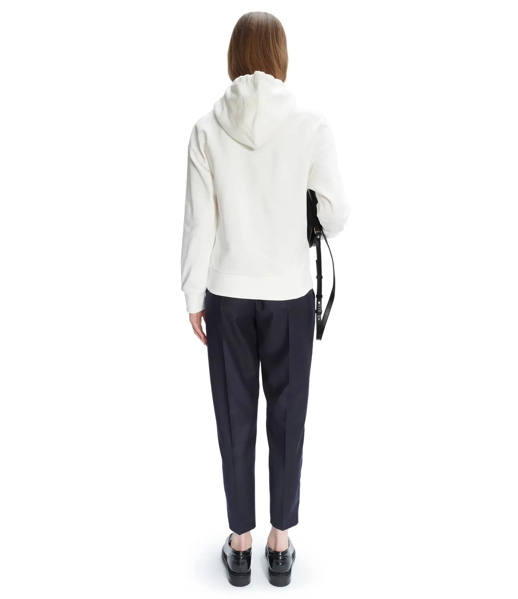 SUDADERA CAPUCHA CHRISTINA BLANCA