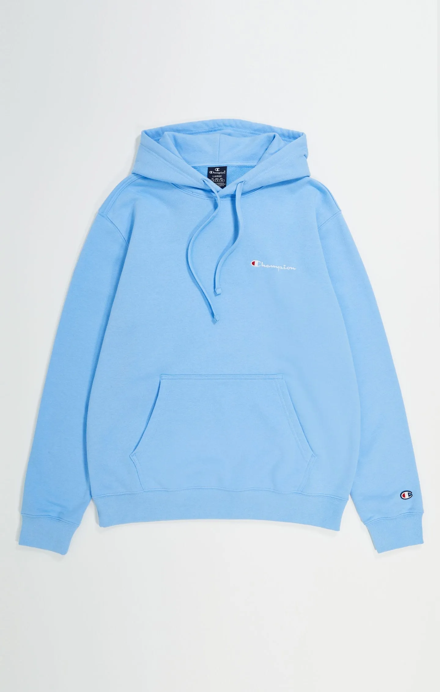 Sudadera con capucha y bordado de logotipo pequeño