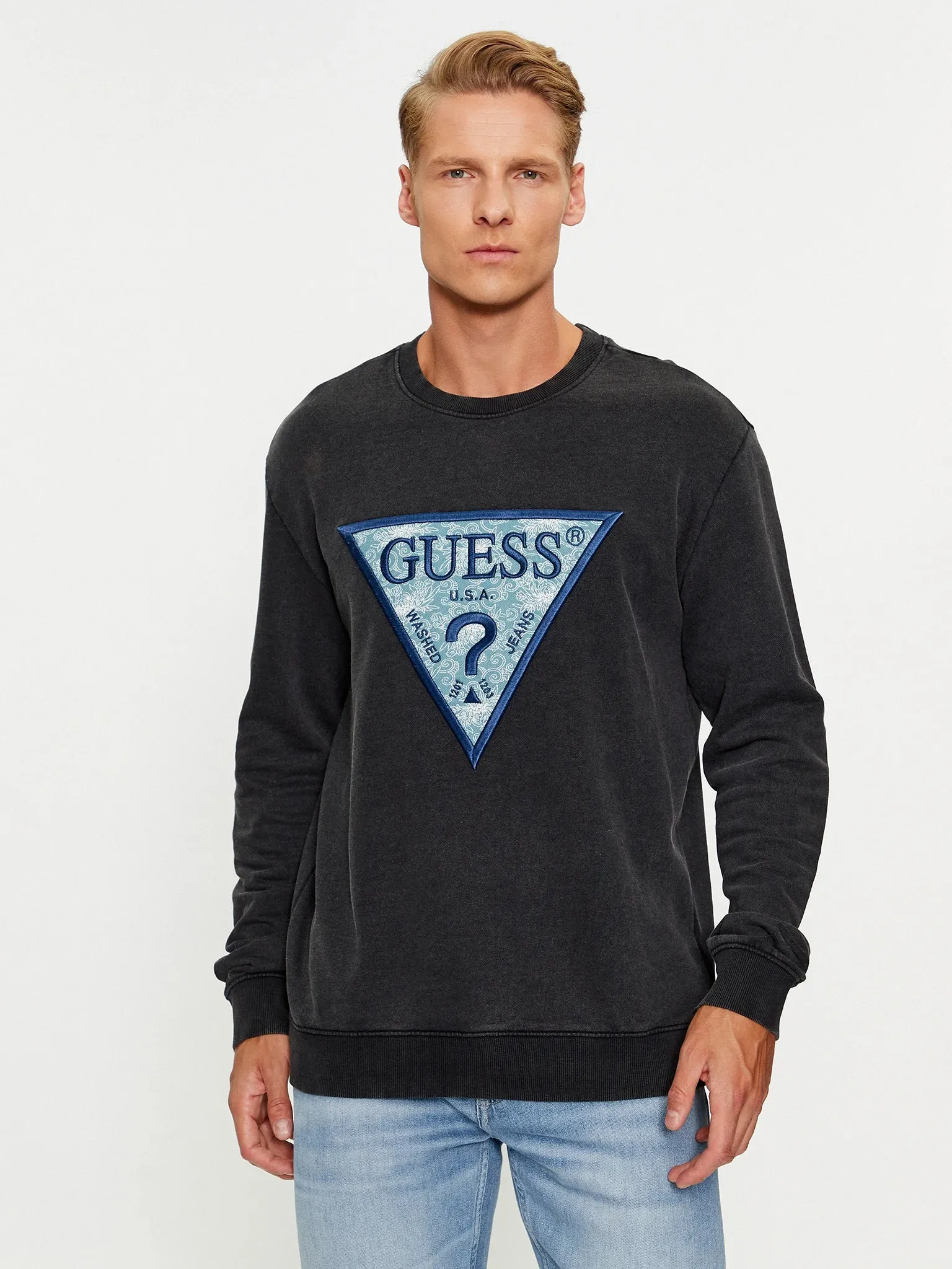 SUDADERA GUESS  M3BQ27 KBY31 JBLK