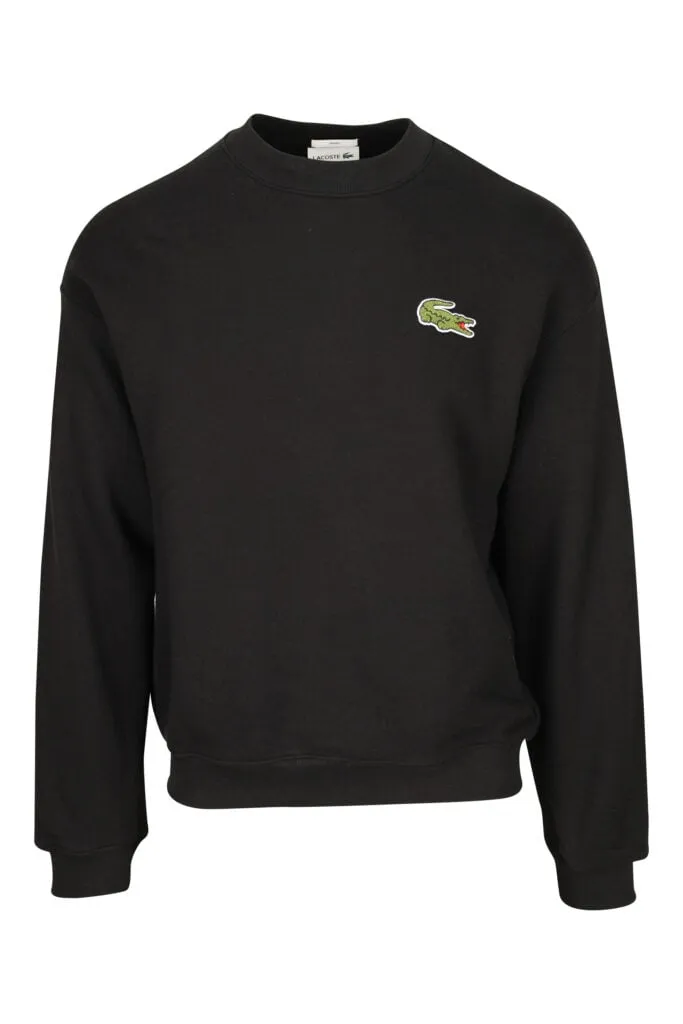 Sudadera negra con logo 