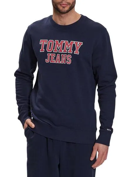 Sudadera Tommy Jeans Entry Graphic Marino Hombre