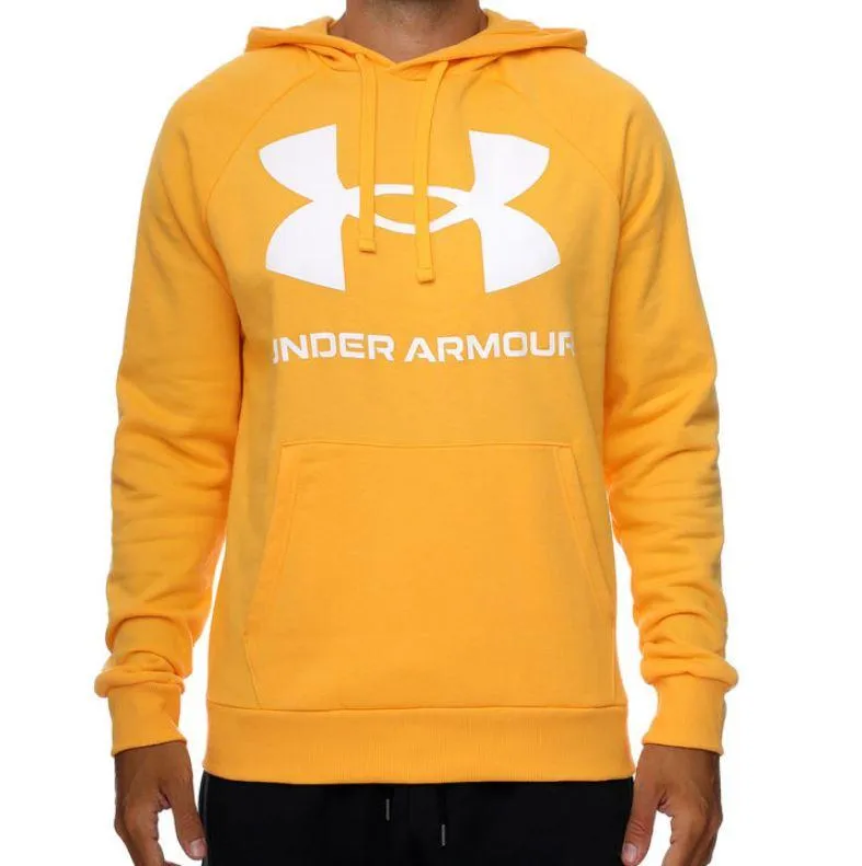 Sudadera Under Armour Rival Fleece Big Logo Amarilla