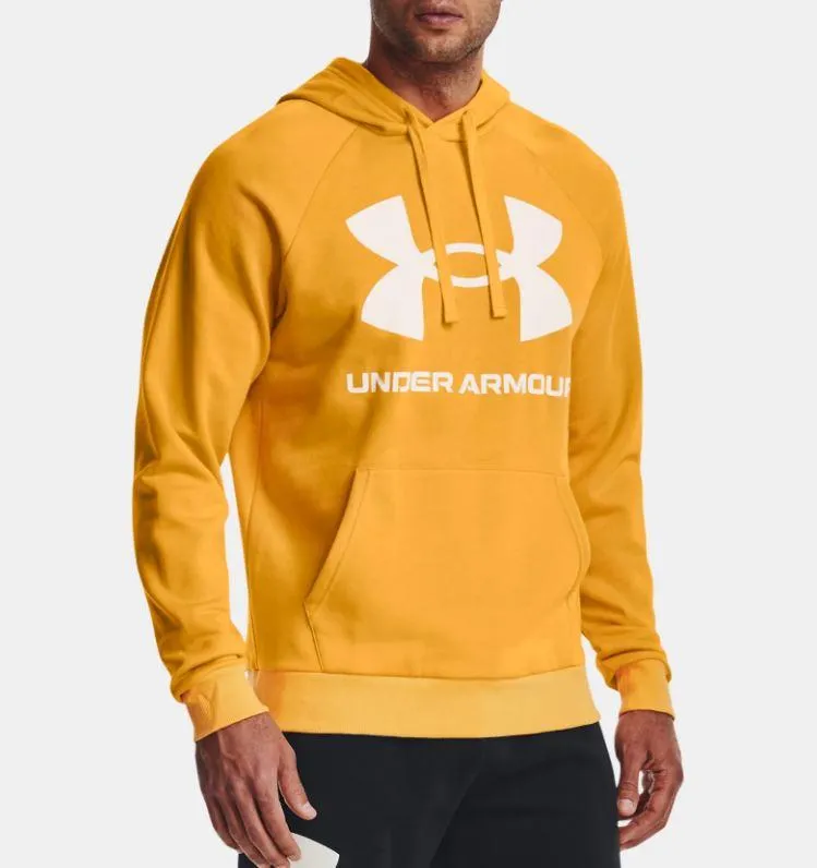 Sudadera Under Armour Rival Fleece Big Logo Amarilla