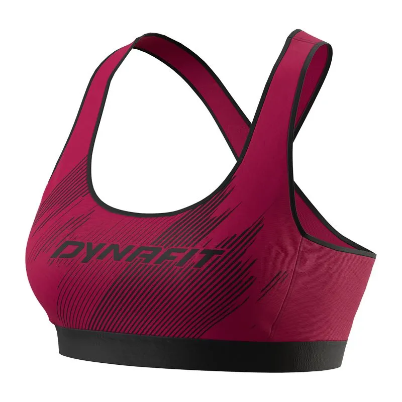Sujetador Dynafit Alpine Graphic Bra (Rojo remolacha) mujer