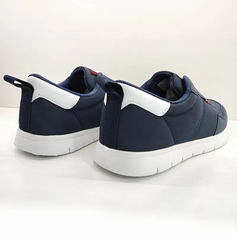 SWEDEN ZAPATILLA CASUAL HOMBRE MODA CORDON ELASTICO Y SUELA CONFORT MARINO