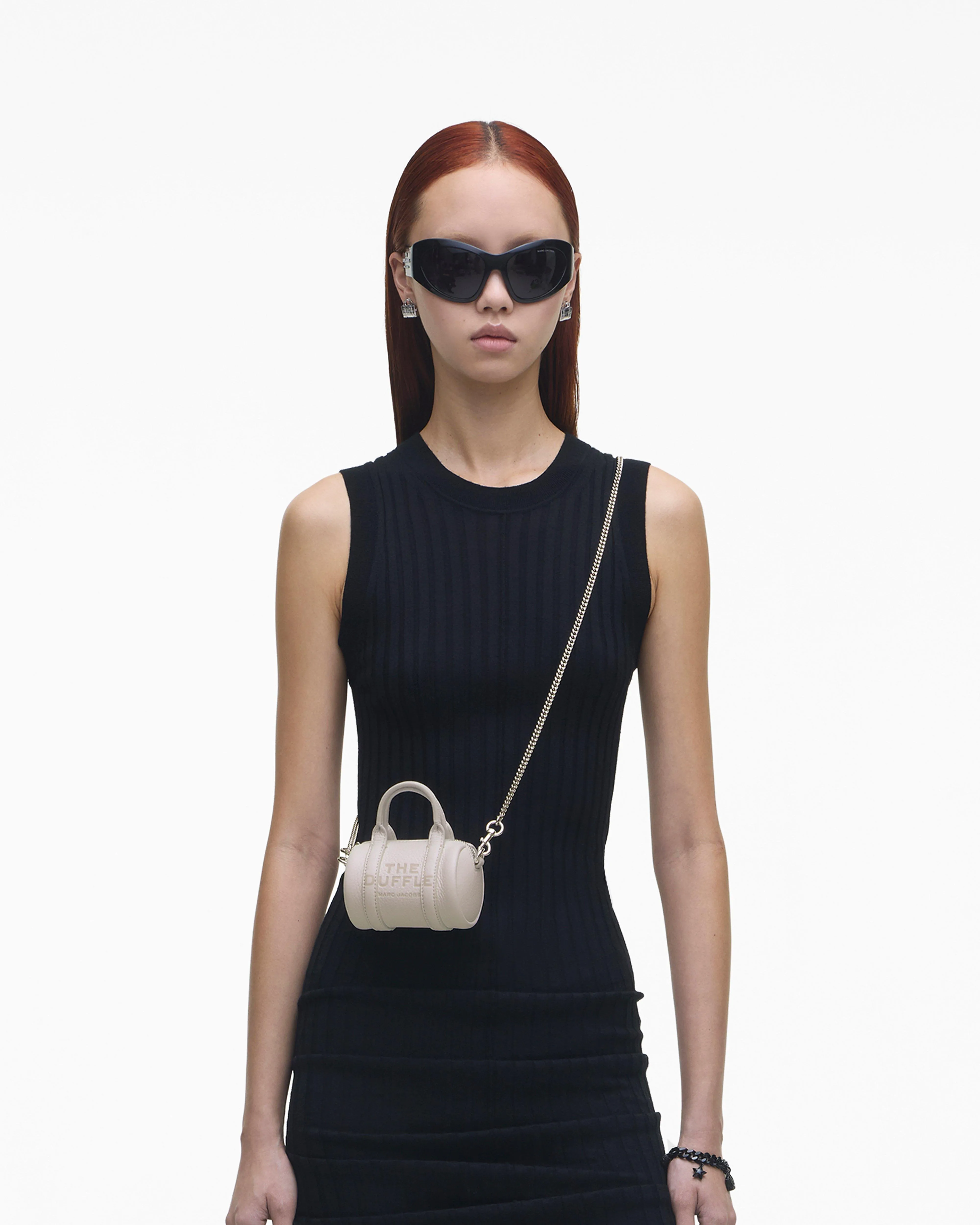 The Leather Nano Duffle Crossbody