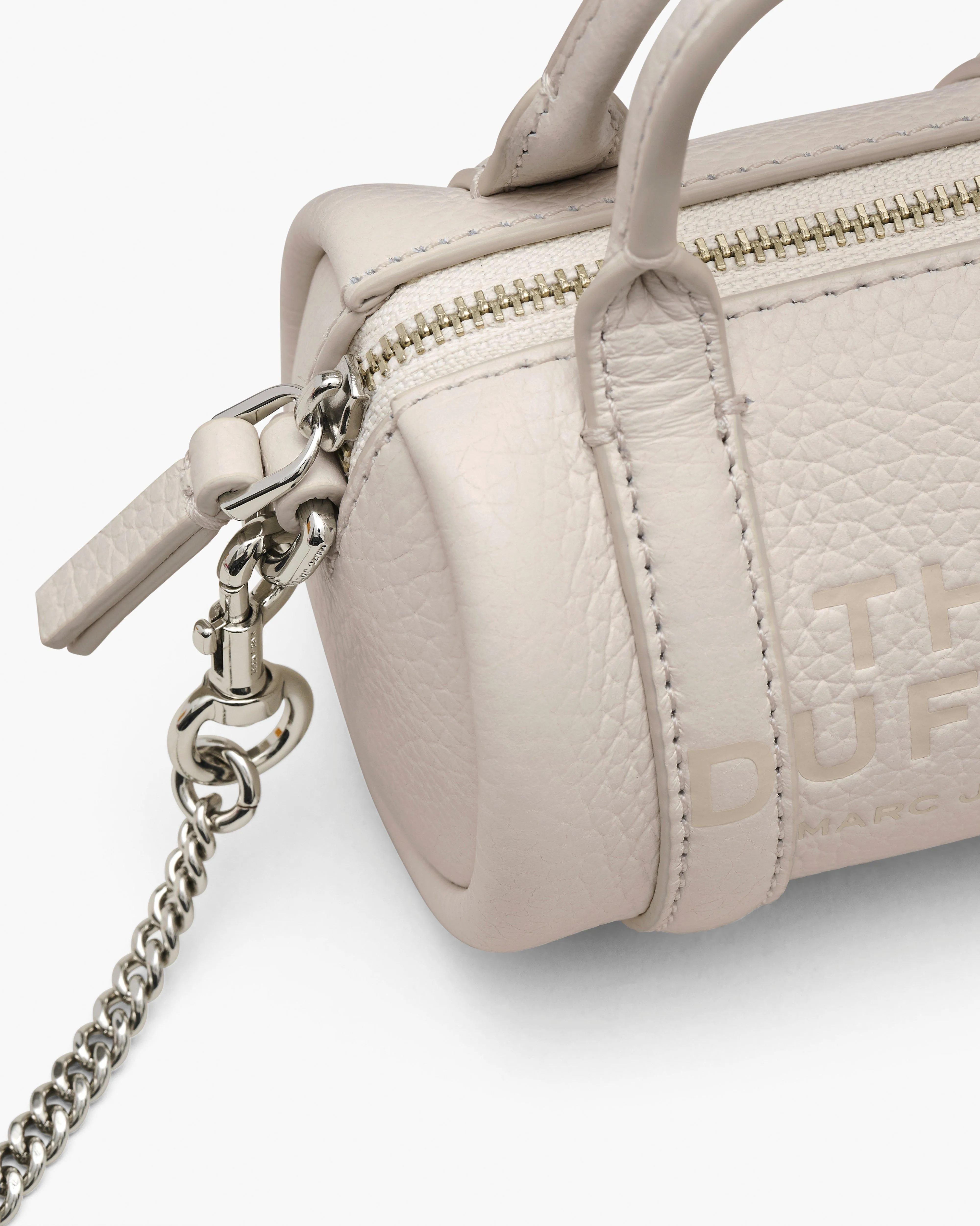The Leather Nano Duffle Crossbody