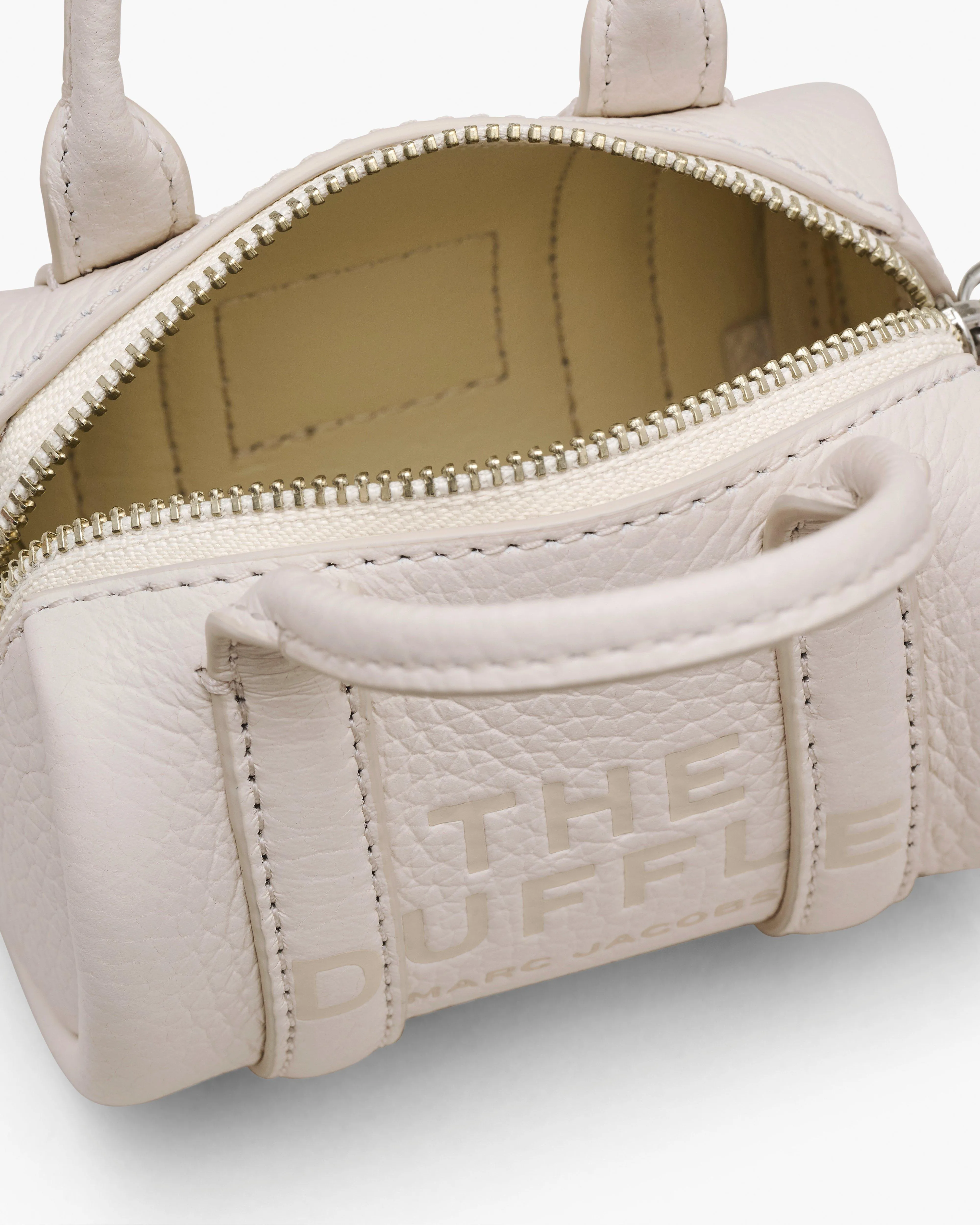The Leather Nano Duffle Crossbody