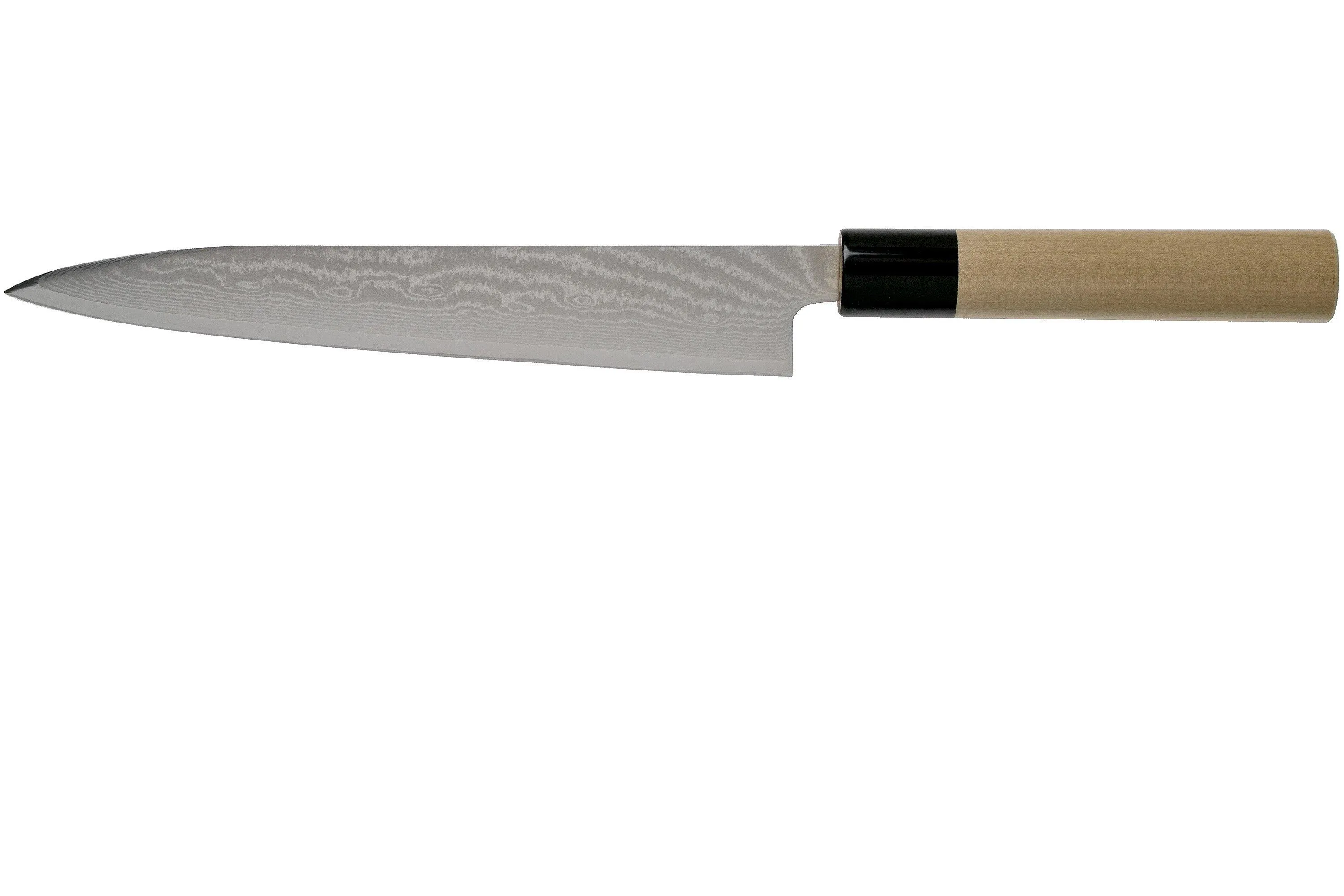 Tojiro Shippu de 63 capas Damasco, cuchillo para trinchar 21 cm