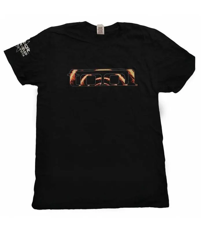 Tool Flame Spiral Camiseta Licencia oficial Chico Men's Tee Rockoff TOOLTS14MB
