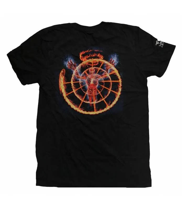 Tool Flame Spiral Camiseta Licencia oficial Chico Men's Tee Rockoff TOOLTS14MB