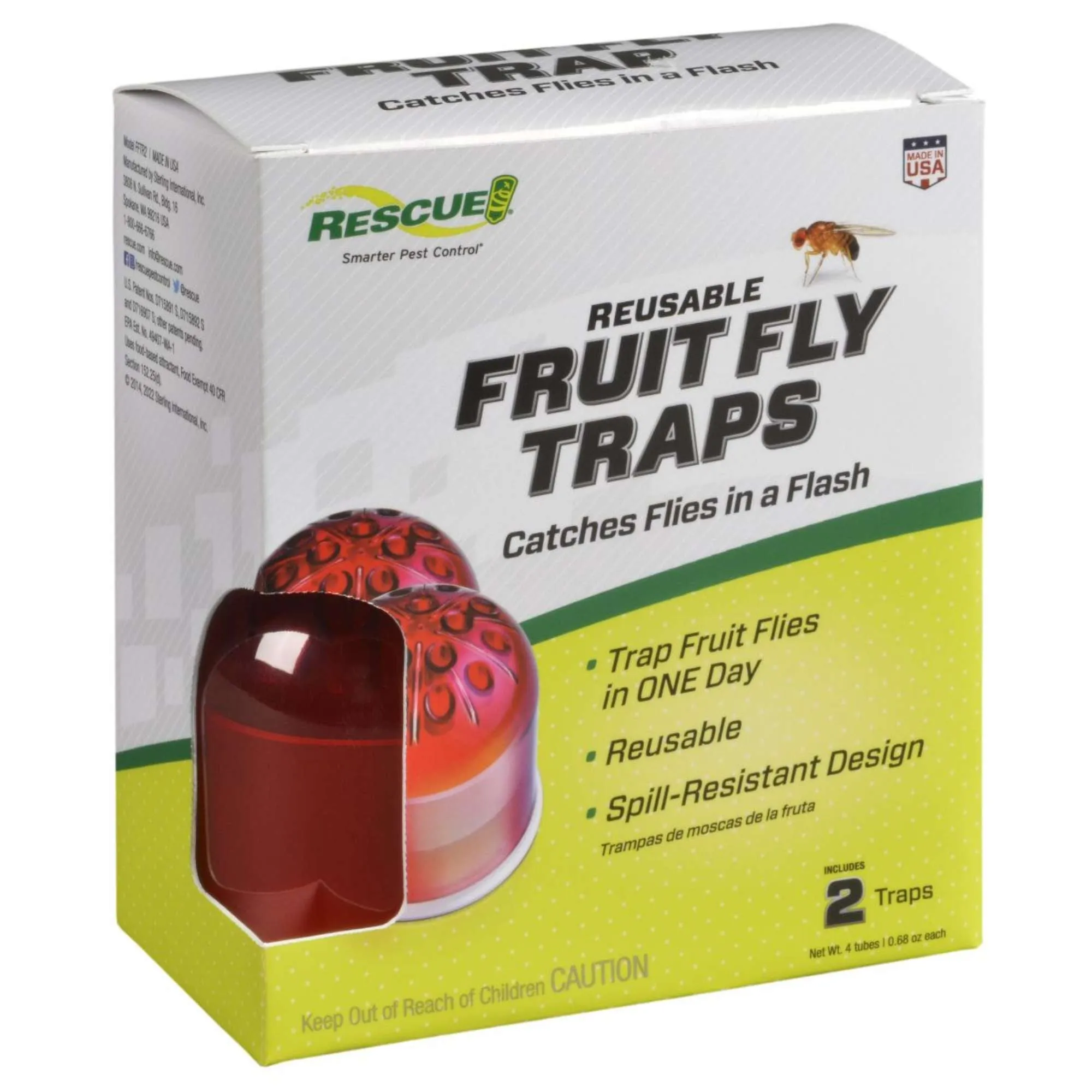 Trampa Mini Reusable Para Moscas 2 Pack