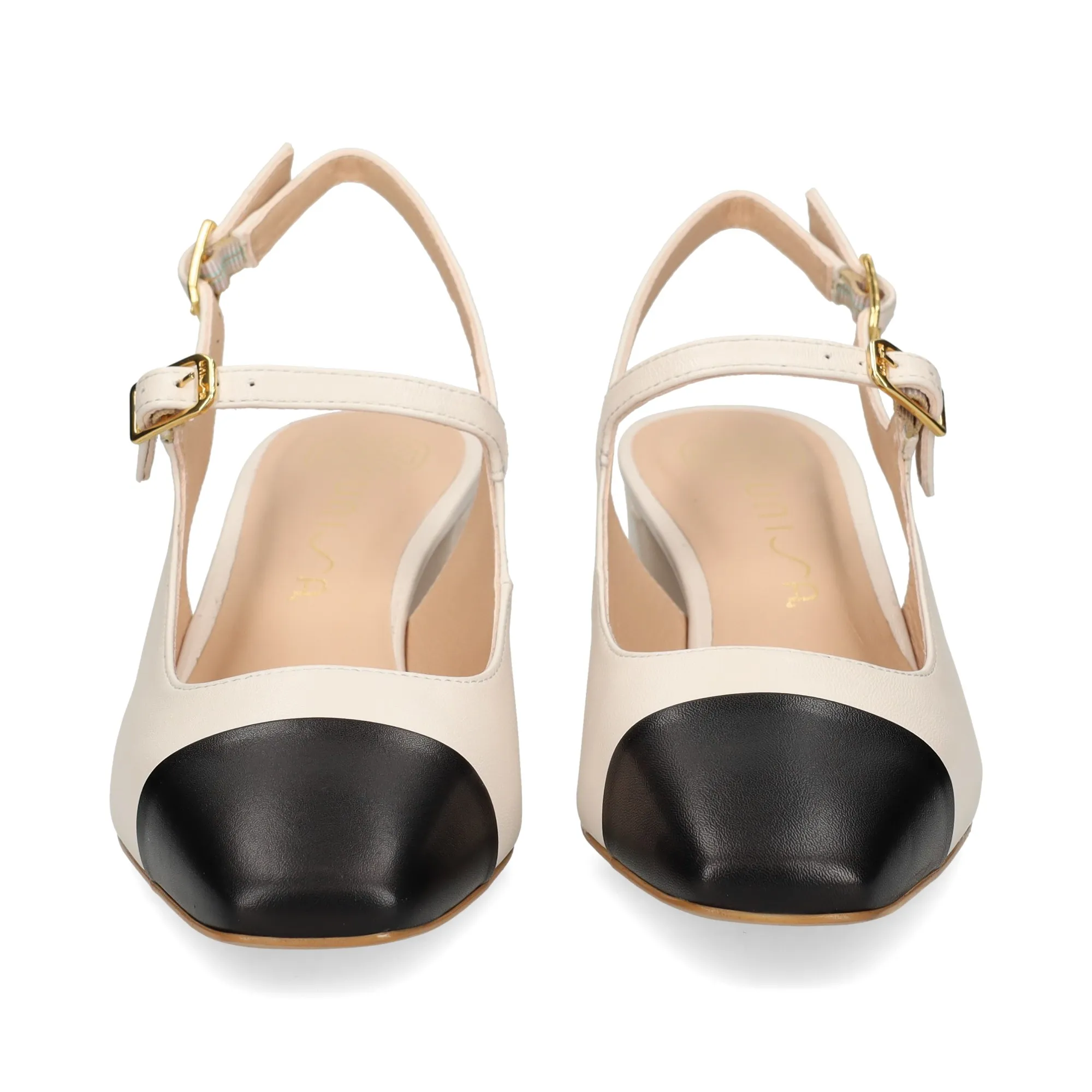 UNISA Zapatos de tacón medio de Mujer MARFIL