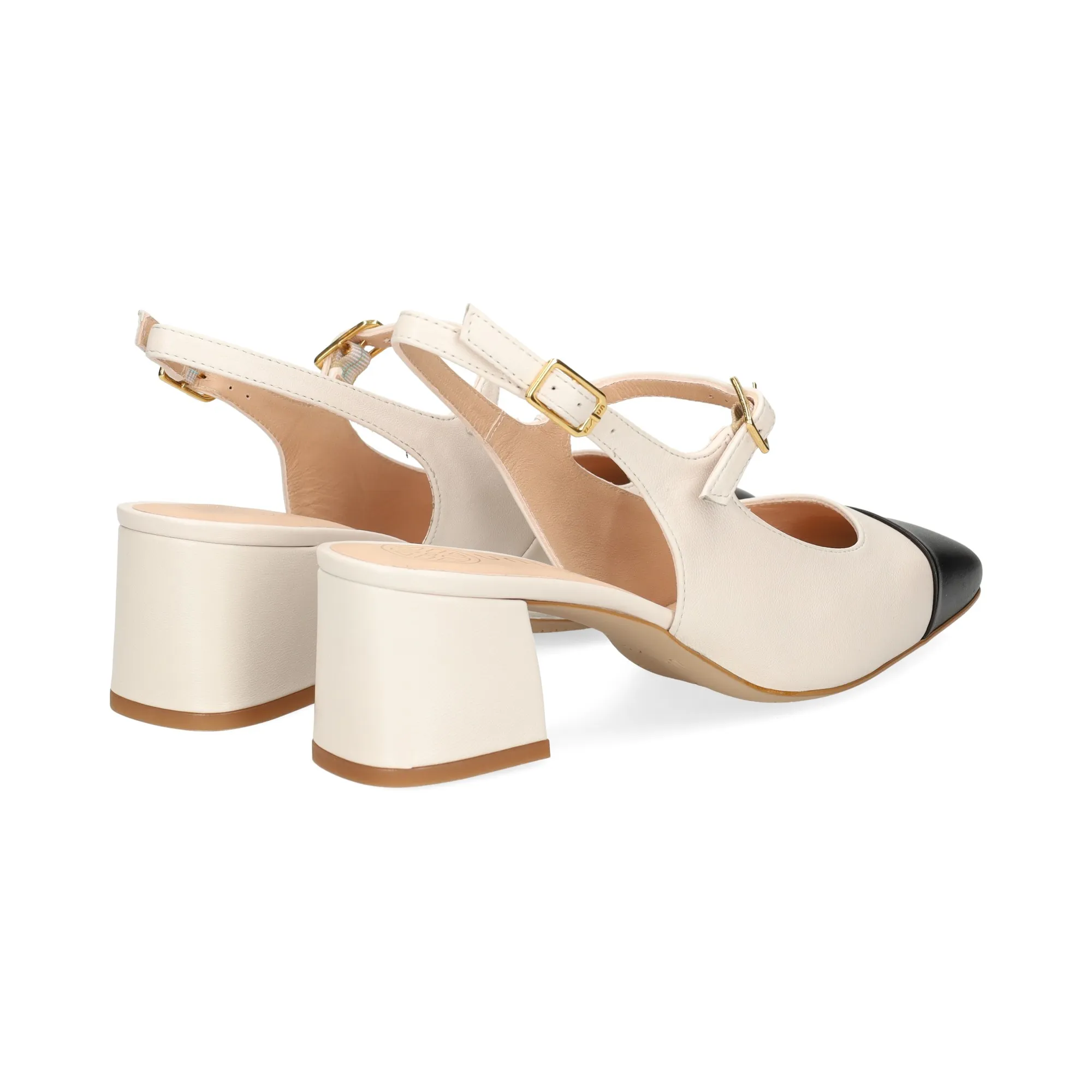 UNISA Zapatos de tacón medio de Mujer MARFIL