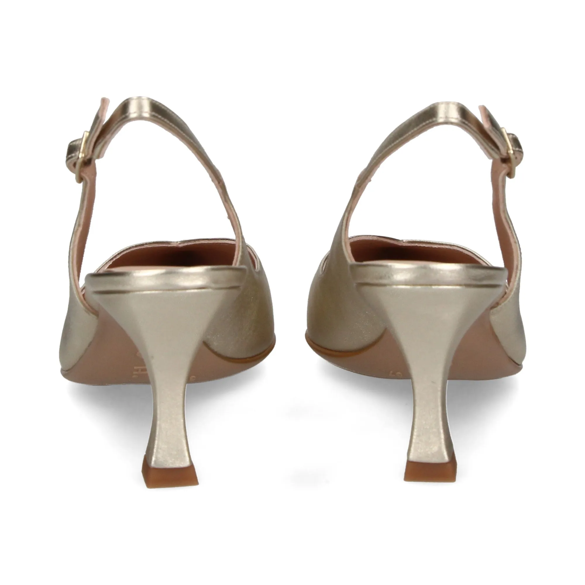 UNISA Zapatos de tacón medio de Mujer PLATINO