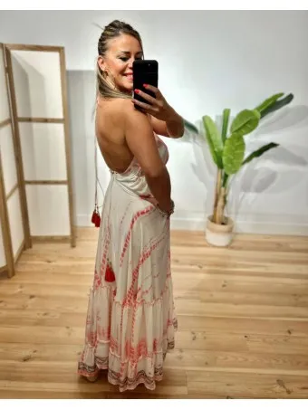 Vestido Boho Chic Avolantado GIANITTA Blanco