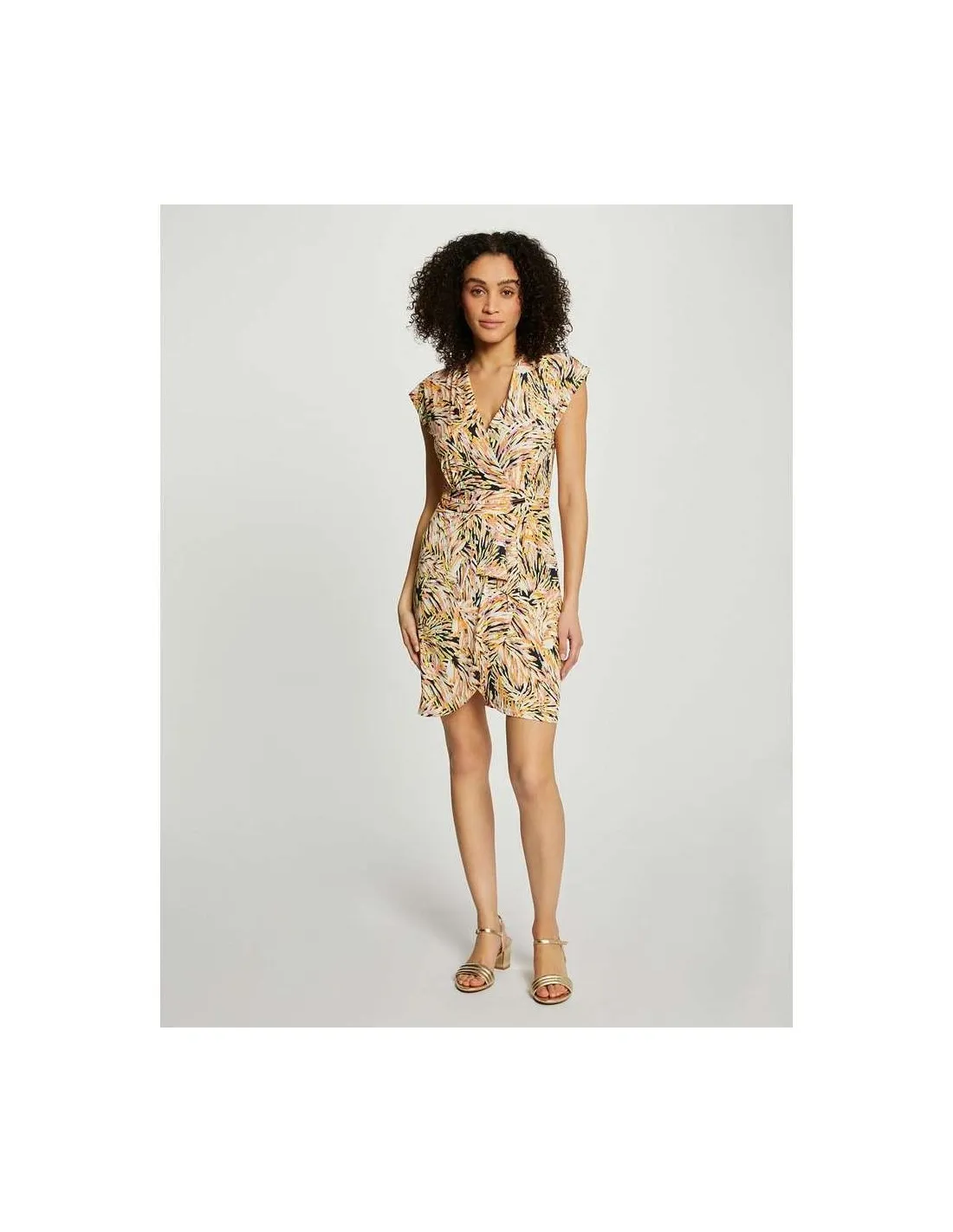 VESTIDO CALLE CE MORGAN RUCH NARANJA