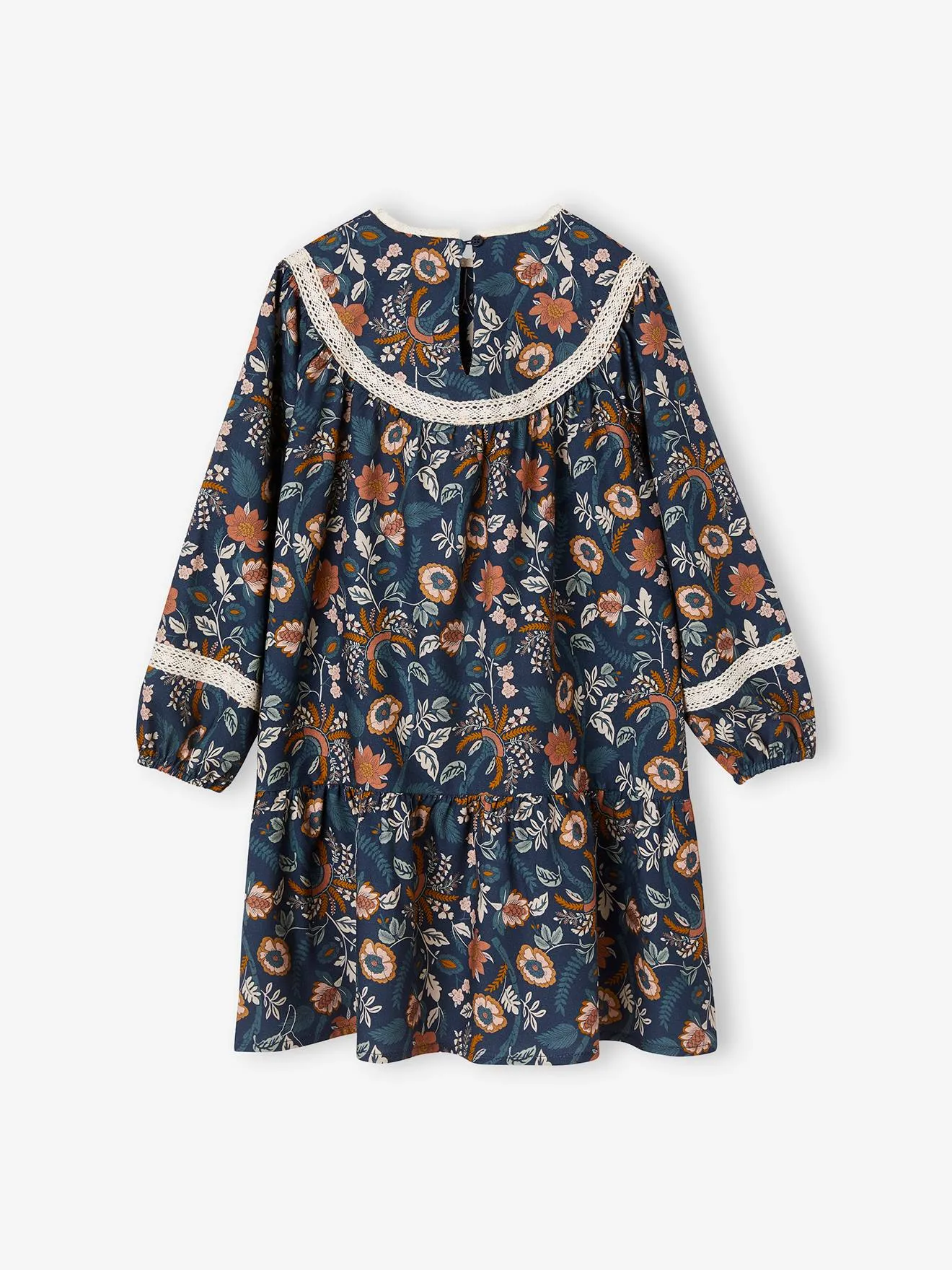 Vestido de flores para niña