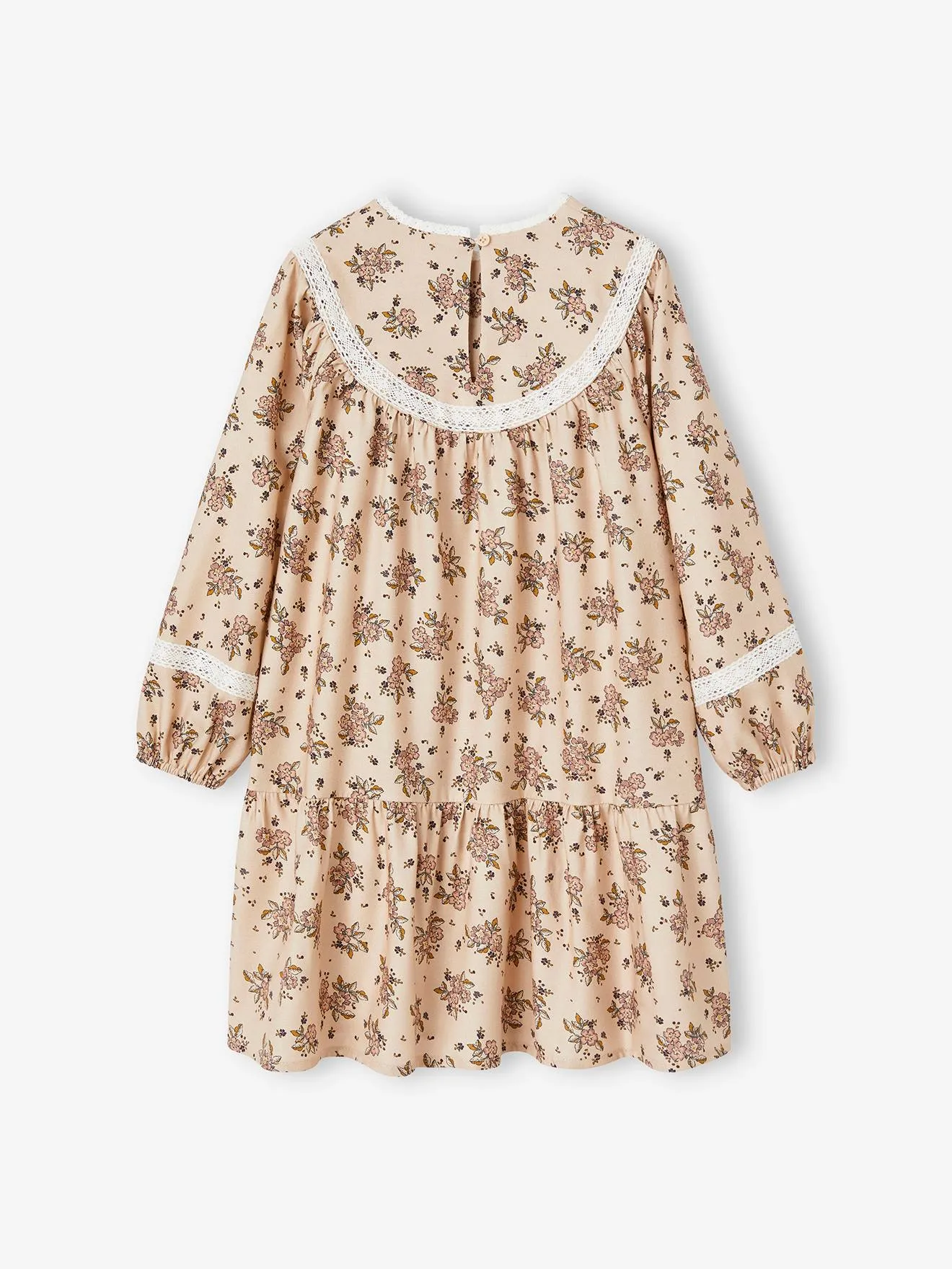 Vestido de flores para niña