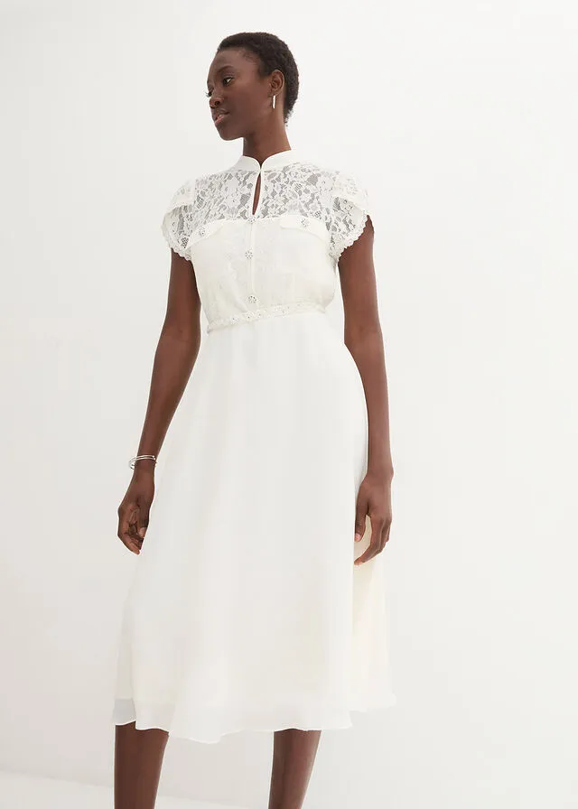 Vestido de novia Blanco lana