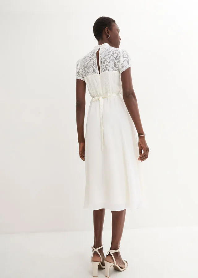 Vestido de novia Blanco lana