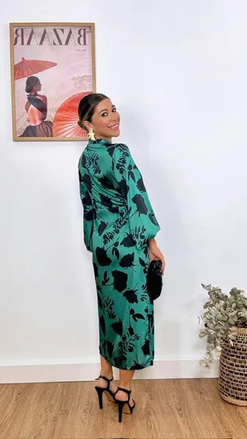 Vestido Kendall Invitada Verde