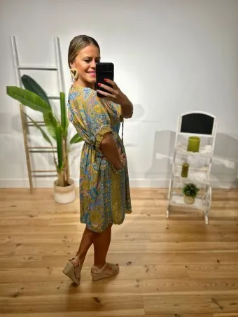 Vestido Seda Cachemires KALILA 15