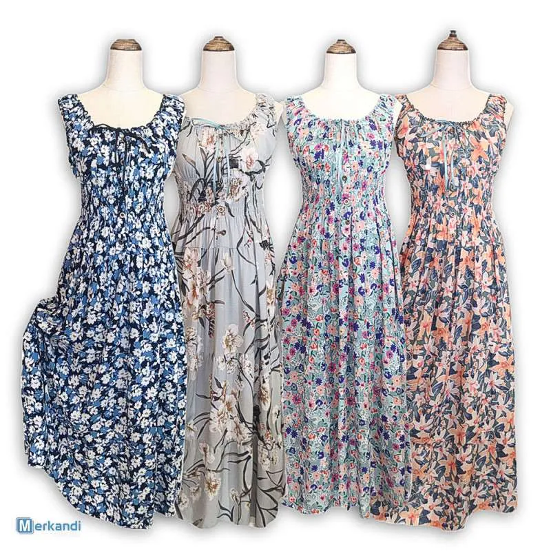 Vestidos Mujer Colores y Dibujos Surtidos Ref. 1553